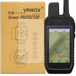 [2-Pcs] TPU Handheld Screen Protector Full Coverage HD Clear Hard Plastic Anti-Bubble and Anti-Scratch For Garmin (Alpha 300)