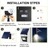 Awanber Solar Powered Lights Outdoor, Bright White Light IP65 Waterproof