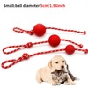 Ball on rope,Dog Rope Ball,Rope Ba-ll Chew and Tug Dog