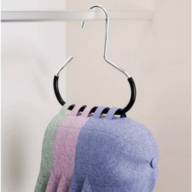 Hat Hanger,4 Pack Hat Storage for Baseball Caps,Scarf Hangers, Metal Non-Slip Hat Organizer for Ties Scarves Belts Tank Ties Tops Hat Hooks (White)