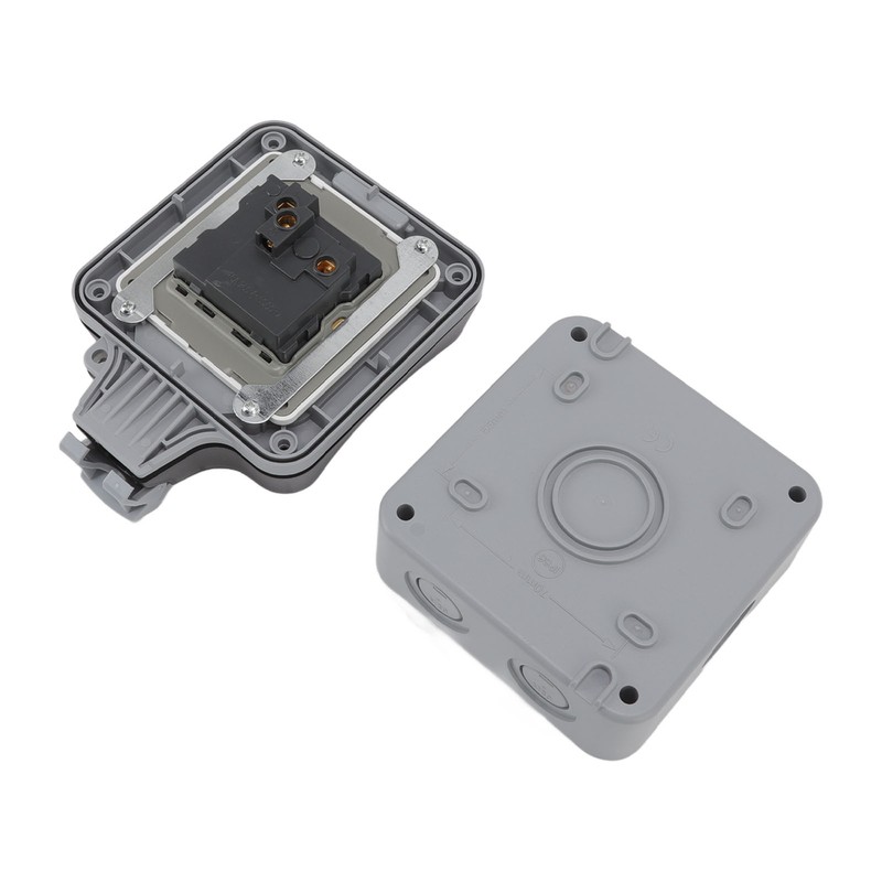 Outdoor IP66 Waterproof Socket Box 16A Weatherproof Outdoor Switch Socket