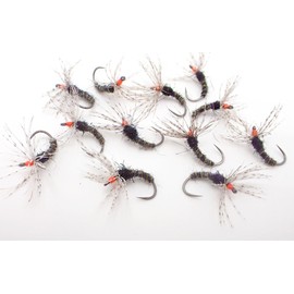 Oxford Wool Kebari Sakasa Tenkara Flies (12 Pack)