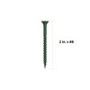 CAMO Premium Deck Screws 2" #8 ProTech (350 ct, Green)