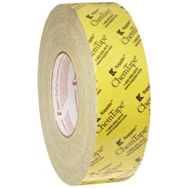 Kappler ChemTape Chemical Resistant Tape, 60yd Length x 2" Width, Yellow (Pack of 1)