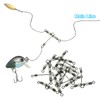 PATIKIL 3 Way Swivel 66lbs, 10 Pack Cross Line T