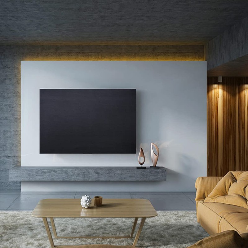 Indoor TV dust cover black, elasticity soft cloth adaptive screen