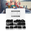 Nylon Washer Nylon Seal Black, M2-M12 Black Washer Assortment Set,