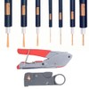 22PCs Cable Crimping Cutter Multifunction Crimper Coaxial F- Head Crimping