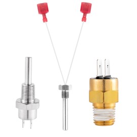 NelsMich 42002-0024S Stack Flue Sensor for Pen-tair Mastertemp 400,250,125,300,200,333,AX-E Therm Pool Heaters SR200,SR333,SR400 Includes High Limit Switch & Heater Thermistor Replacement