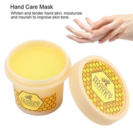 Mascarilla de Cera para Manos 120g - Hidratante y Exfoliante, Ideal para Manos Ásperas y Dañadas con Leche y Miel