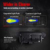 MICTUNING 2pcs 40w LED Work Light Bars Driving Fog Light