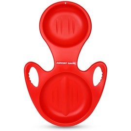 Slippery Racer Downhill Blitzer Arrow Snow Sled. (RED)