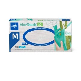 Medline AloeTouch 3G Synthetic Exam Gloves - CA Only