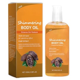 Shimmer Body Oil,Vitamin E Body Oil for Dry Skin