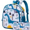Toddler Backpack for Boys, 12" Dinosaur Preschool Kids Bookbag, Cute