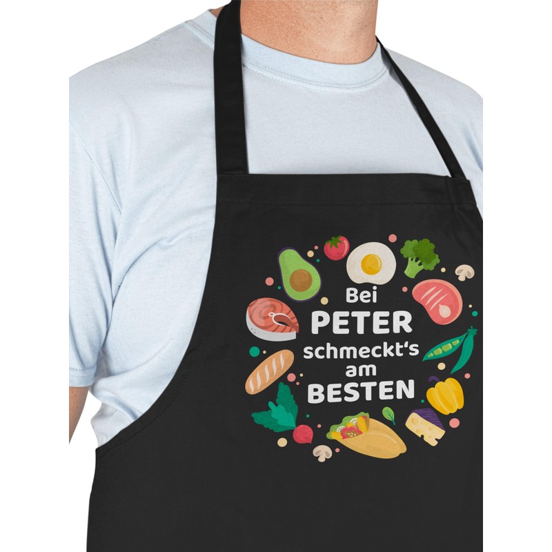 Geschenk mit Namen personalisiert by Shirtracer - Apron - Cooking
