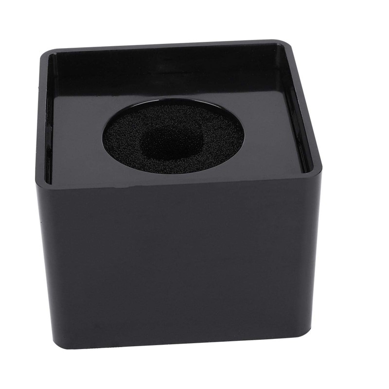 Mic Flag, Cube Shaped Portable Black 41mm Diameter Microphone Logo