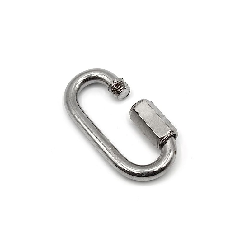 HEAVYTOOL Chain Quick Release M8 Chains Emergency Link Stainless Steel