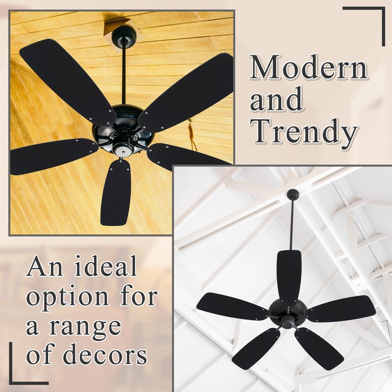 Kittmip 5 Pack Replacement Fan Blades for 42"/52" Ceiling Fan