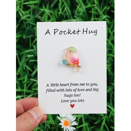 Cute Bird Design Pendant, Glitter Resin Bird Charm, Fashion Accessories for Women & Men, Perfect for Birthdays, Friendship Day and More