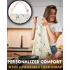 poofico Premium Adjustable Cooking Colored Aprons for Women with Pockets|