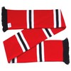 Brentford Supporters Red, White and Black Retro Striped Scarf