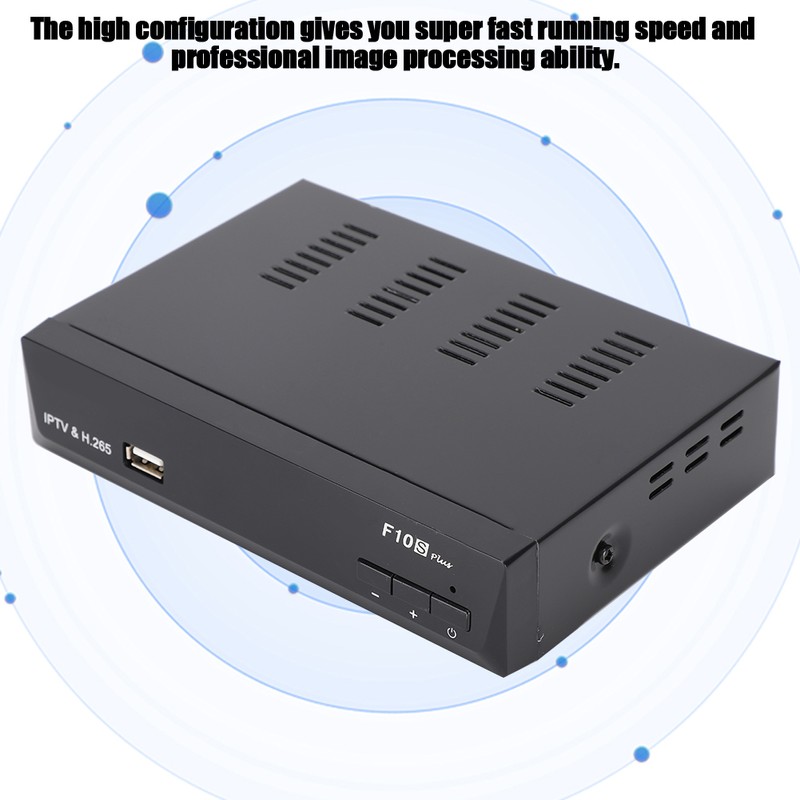 iBRAVEBOX F10S PLUS H.265 for IPTV DVB for S2 POWERVU
