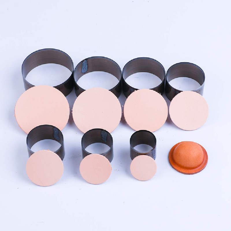 7 Pieces Leather Cutting Dies Set Round Handmade Puncher Leather