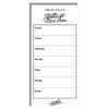 Meal Plan Memo Notepad Magnetic Stick on Fridge. A Food