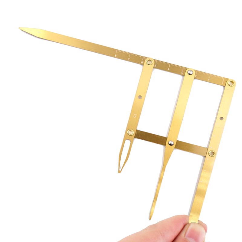 Eyebrow Ruler, Stainless Steel Eyebrow Measuring Ruler, Accurate & Precise