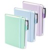 feela 3 Pack Pocket Small Notebook Journals, Mini Cute Hardcover