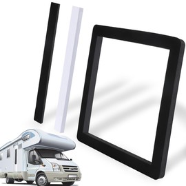 HRYOML 14 Inch RV & Camper Roof Air Conditioner Gasket Kit, EVA Self Adhesive Picture Frame Gasket and Leveling Pads Waterproof Seal Insulation for RV AC Repair Replacement and Install