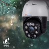 Ctronics PTZ Dome WiFi Outdoor Security Camera, 1080P IP Camera,