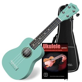 Classic Cantabile US 100 TQ Turquoise SET Soprano Ukulele with gig bag