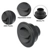 X AUTOHAUX 100mm 75mm Round Black AC Air Condition Vent