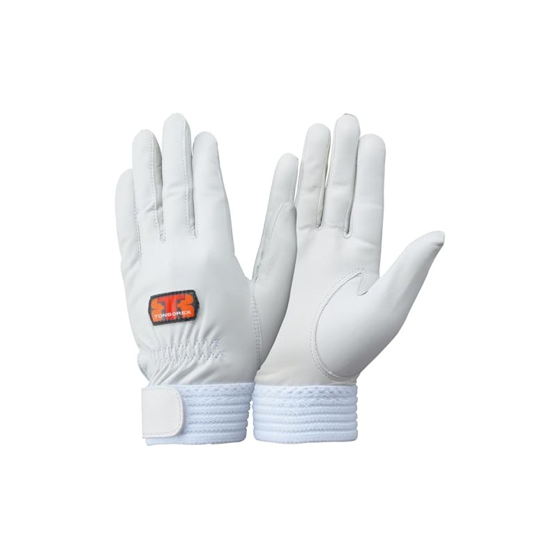 [TONBOREX] Ultra-Thin Sheepskin Leather Gloves R-MAX1 Unpadded Type White LL