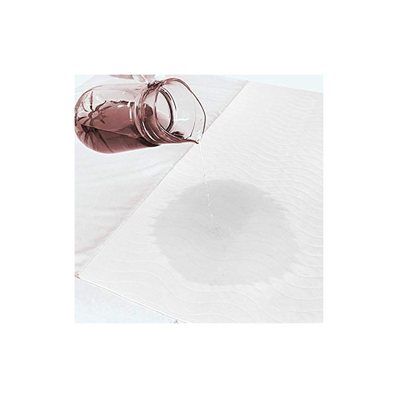 ComfortCare ComfortCare, Washable Incontinence Pad, Bed Protector Sheet, White, 90