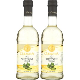 COLAVITA Pack of 2 Vinegar 17 Fl Oz Fine Aromatic Naturally Aged Wine Vinegar