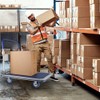 Upgraded Lifetime Home Extra Large Foldable Push Cart Dolly |