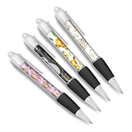 DV DESIGN Set of 4 Lazy Sloth White Ballpoint Pens - Quote Animal Pattern Cartoon Wild Themed Boys Girls Men Women Pen #79617
