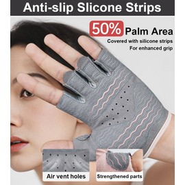 Gym Gloves Workout Gloves Women, Anti-Slip Breathable Gym Essentials Women for Weightlifting Cycling Training, Guantes para Gym Mujer (Small)