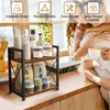 Giikin Kitchen Countertop Organizer, 2 Tier Spice Rack Organizer for