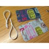 Vintage Travel Retro Stamp Design Holiday Luggage Tags x 2