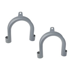 ZYAMY 2PCS U Washer Drain Hose Hook Universal Dishwasher Washer Drain Hose Fixing Clip Drum Extension Bracket Kit