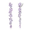 EVER FAITH Wedding Chandelier Clip-on Earrings for Women Brides, Rhinestone