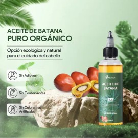 Aceite KAISASA de Batana para Crecimiento del Cabello, Piel y Cuero Cabelludo 118 mL                                                                  