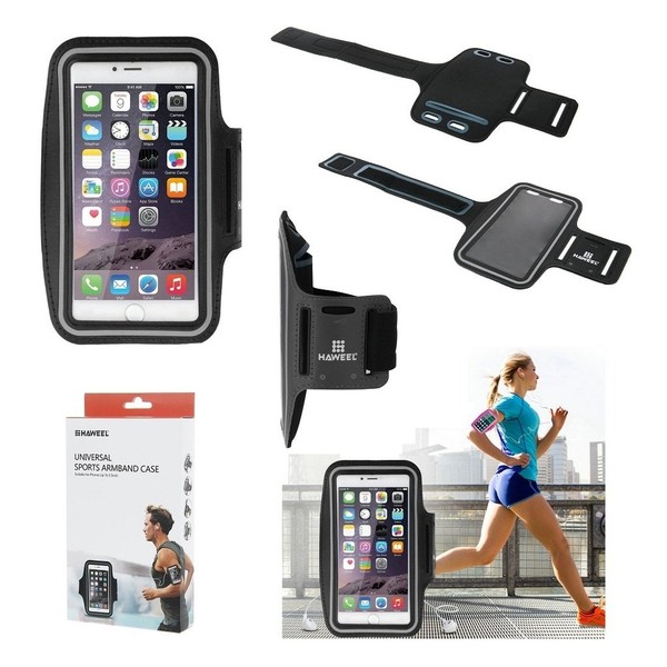 DFV mobile - Professional Reflective Neoprene Waterproof Sports Armband Compatible