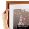 ArtToFrames 9x21 Inch Brown Picture Frame, This 1.25 Inch Custom