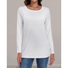 Long Sleeve Shirts for Women Basic Crew Neck Fall Tops