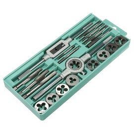 SUNJULY Tap and die set 20, set of stainless steel thread inserts for tungsten steel threads, metal cassette, machine set for threads
